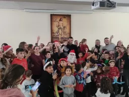 Pranzo solidale con i bambini dei campi rom natale 2023